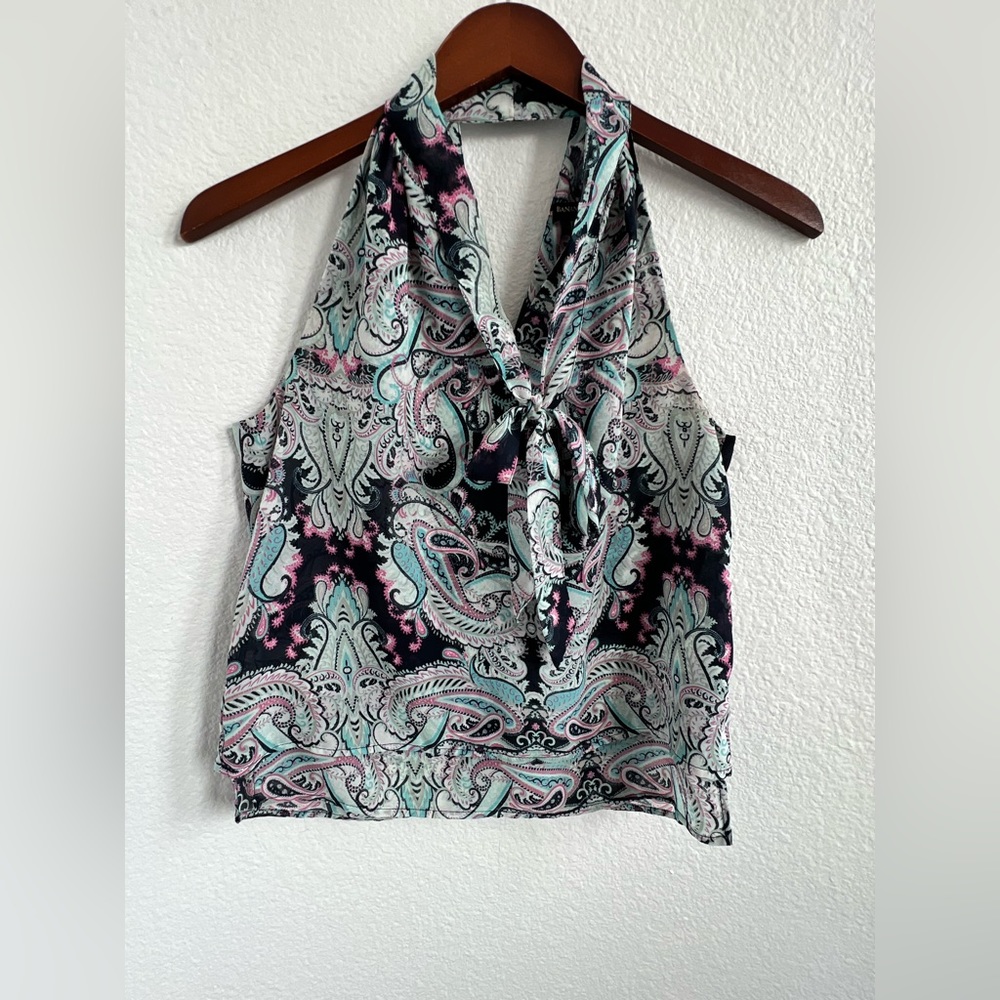 Banana Republic Halter Neck tie Top